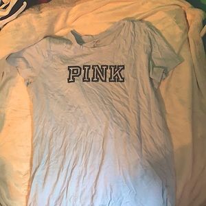 PINK light blue tee
